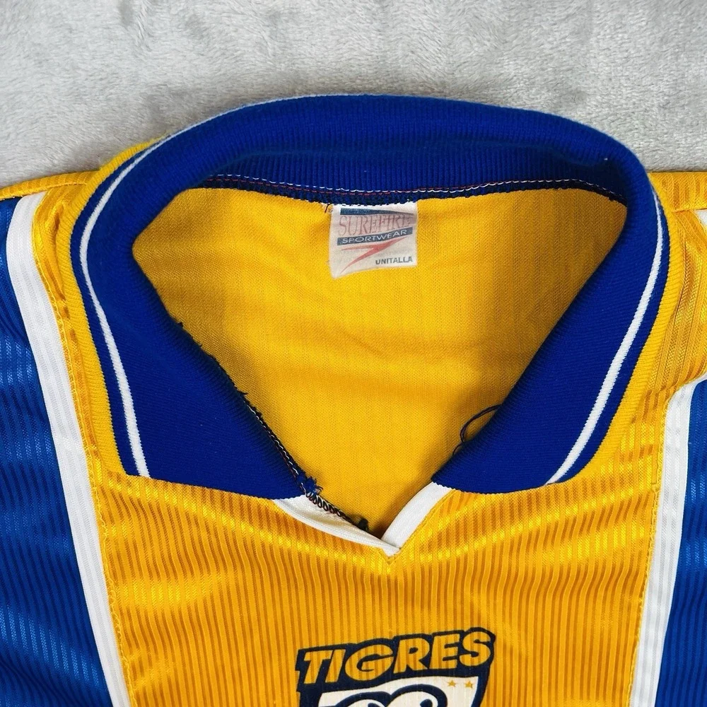 Tigres‎ UANL Home Jersey Yellow Blue Carta Blanca Surefire Sportswear Unitalla